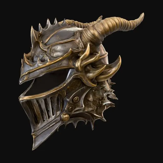 3D model for Warlord Helmet