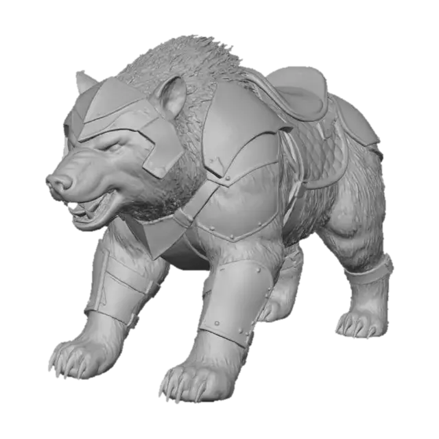 3D model for Armored Bearwolf
