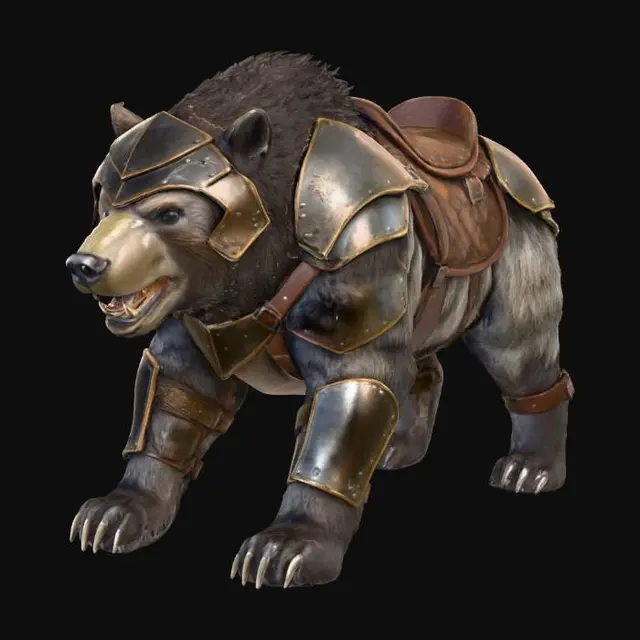 3D model for Armored Bearwolf