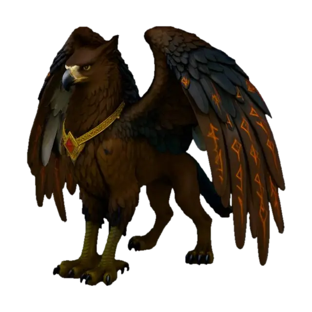 Modello 3D Mystic Griffin - Fable, generato dall’IA