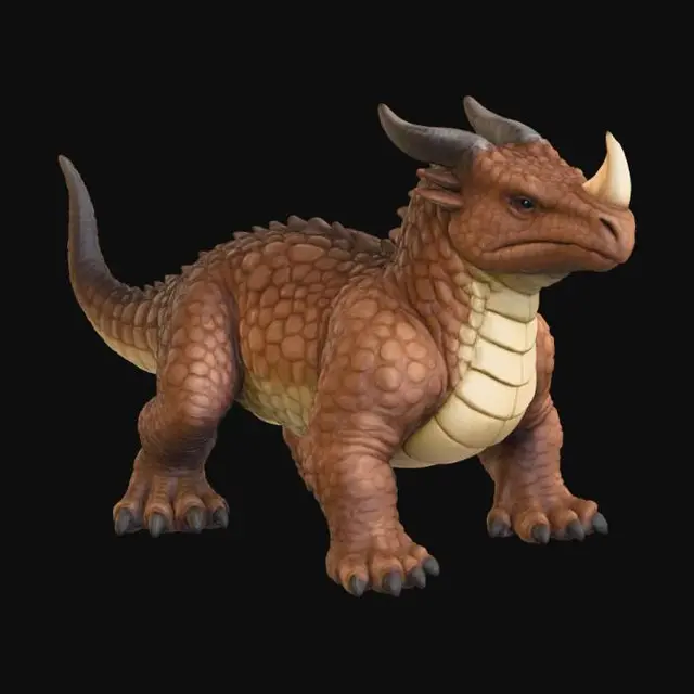 3D model for Brown Drake