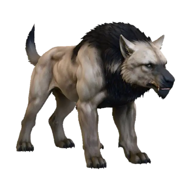 3D model for Dire Wolf