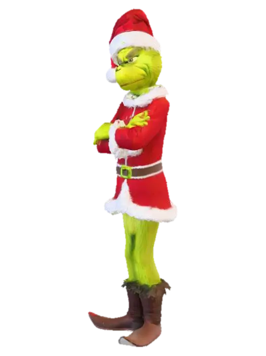 the grinch 3D model, vytvořený pomocí AI