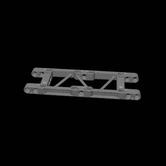 3D model for Yellow LEGO Technic Frame