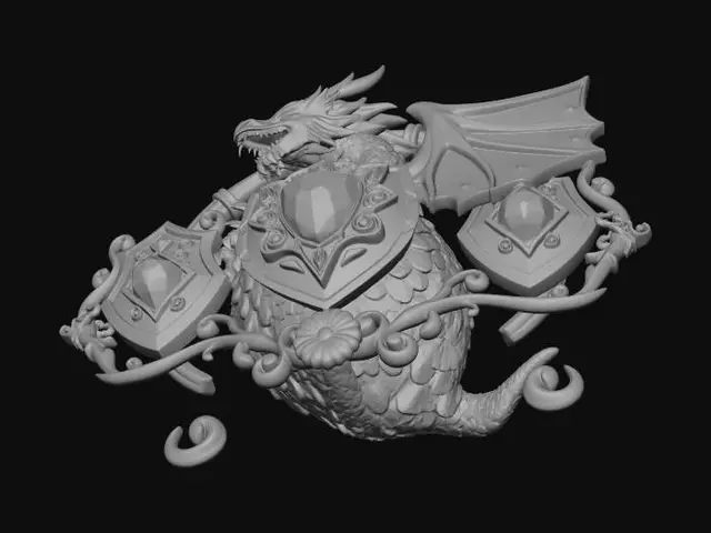 3D model for أنشاء لعبة اسطورية