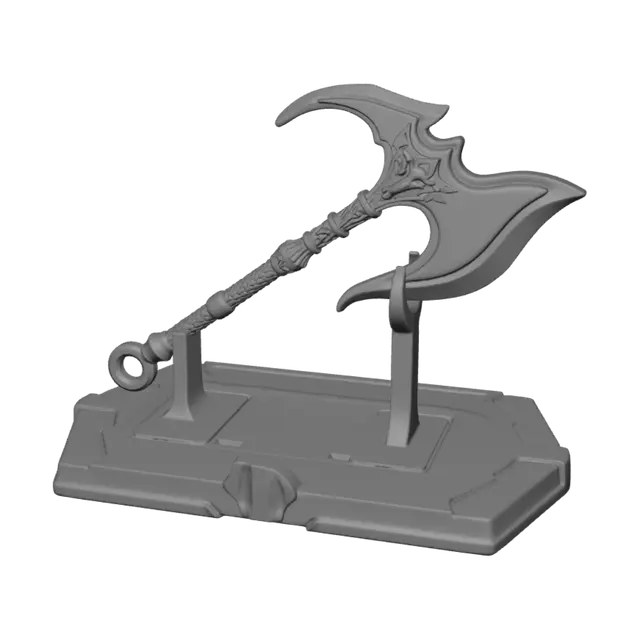 3D model for Lunar Crescent Halberd