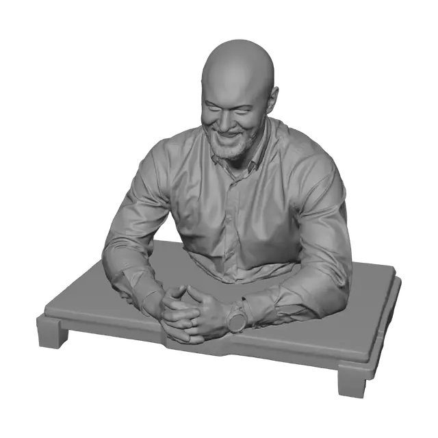 3D model for Confident Professional Portrait