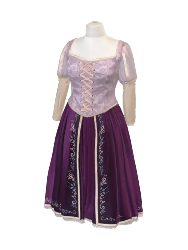 3D model for Enchanted Lavender Gown