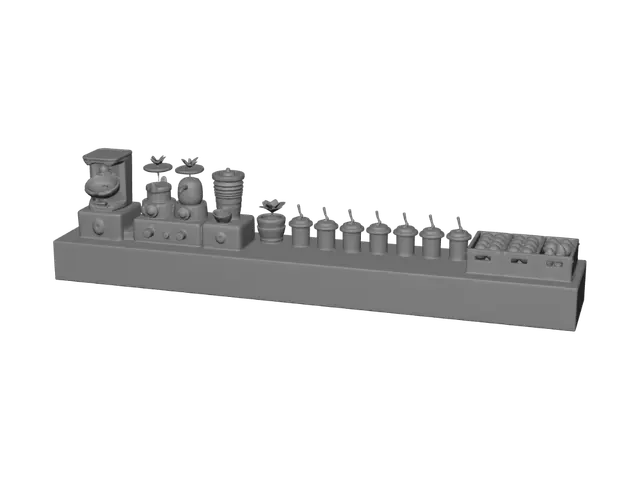 3D model for Juice Station (Unlock)
