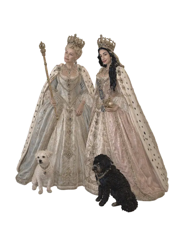Queen - Corgi 3D model, vytvořený pomocí AI