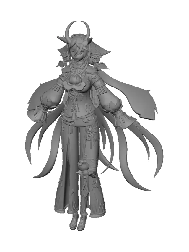 3D model for Azure Lotus Empress