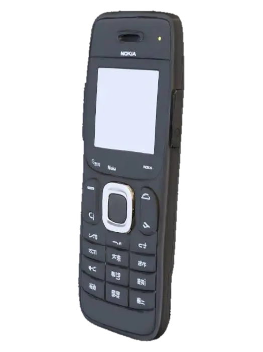 3D model for Old Keyboard Black Nokia cellphone with a front black screen