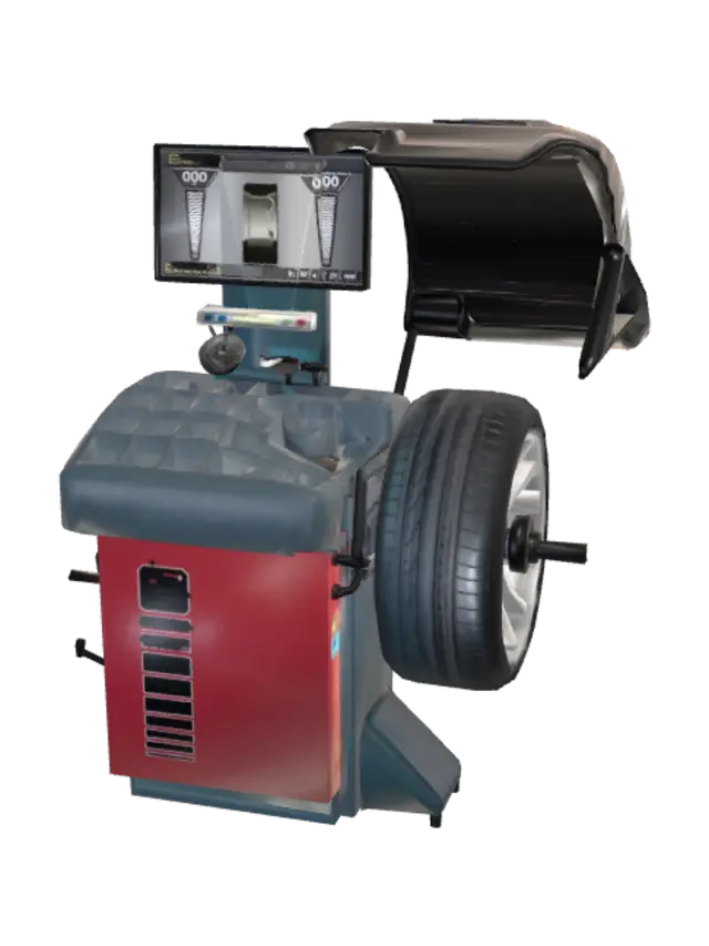 3D model for Computerized Tire Changer with LCD Monitor