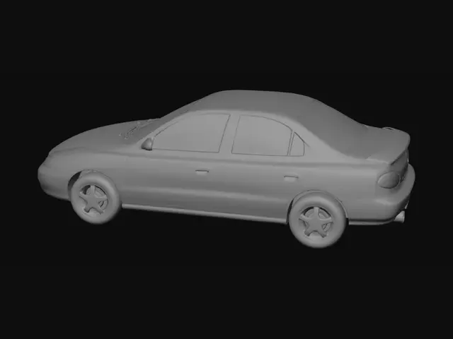 3D model for White Avante Sedan