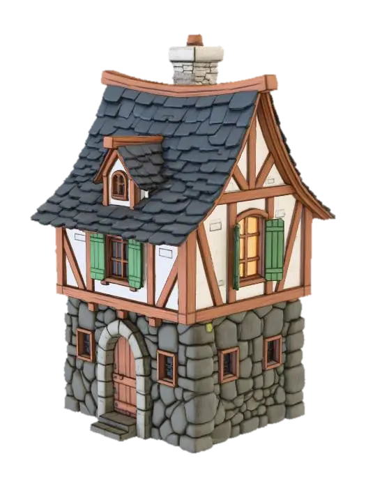 3D model for MedievalHouseVariant