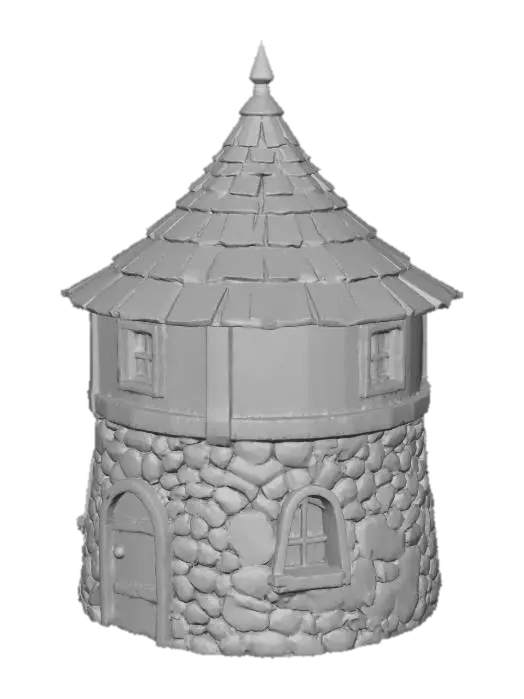 3D model for Medieval Round House