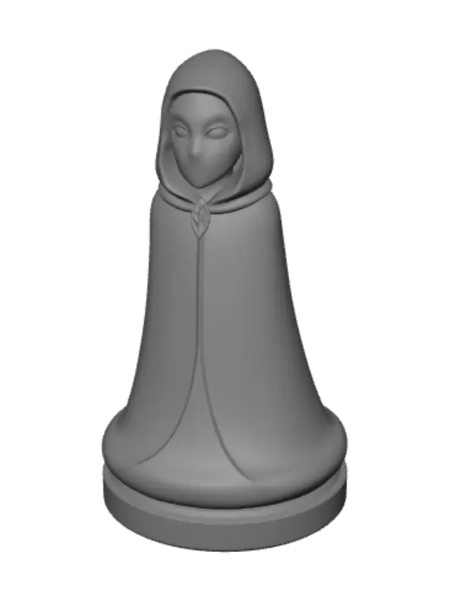 3D model for Hooded Serenity