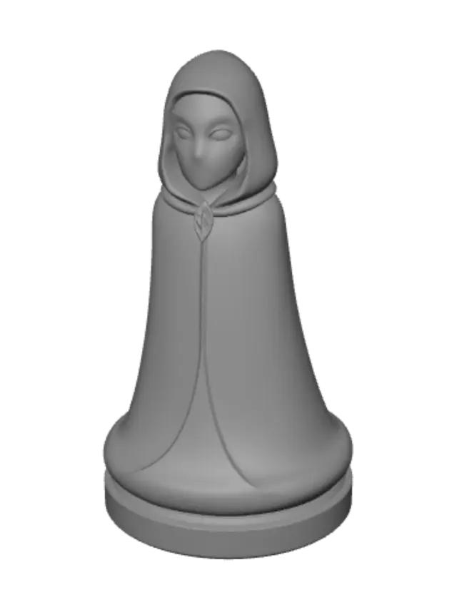 3D model for Hooded Serenity