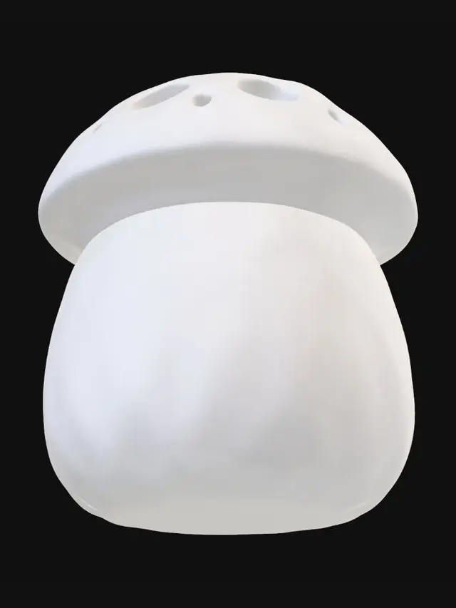 3D model for Porcelain Mushroom with Holes