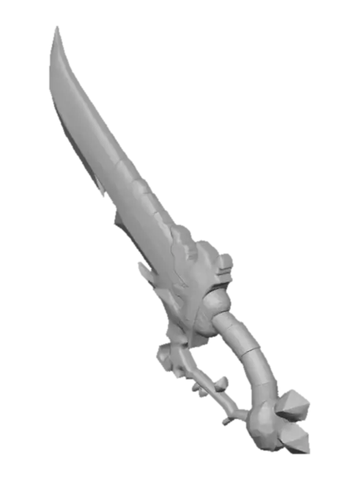 3D model for Emerald Blade