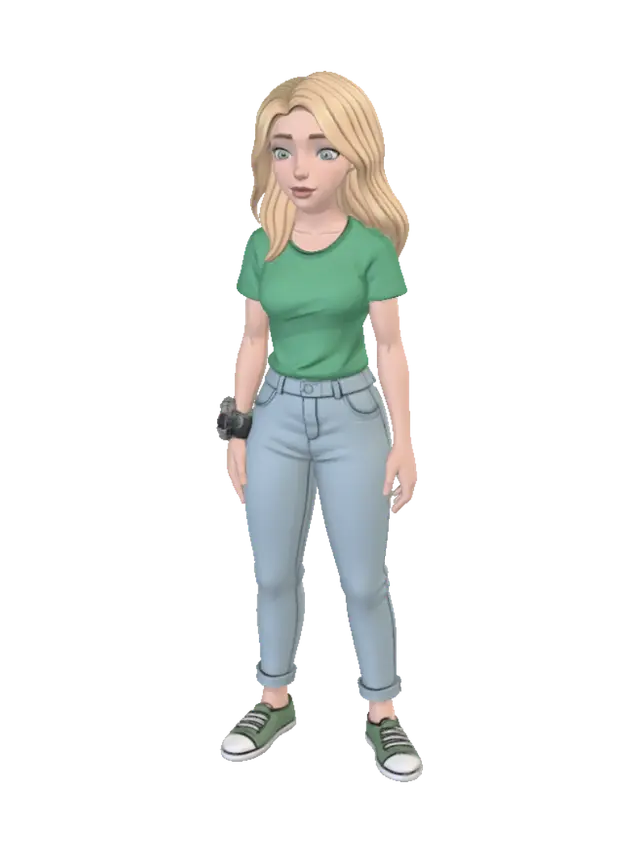 3D model for Beachside Portrait