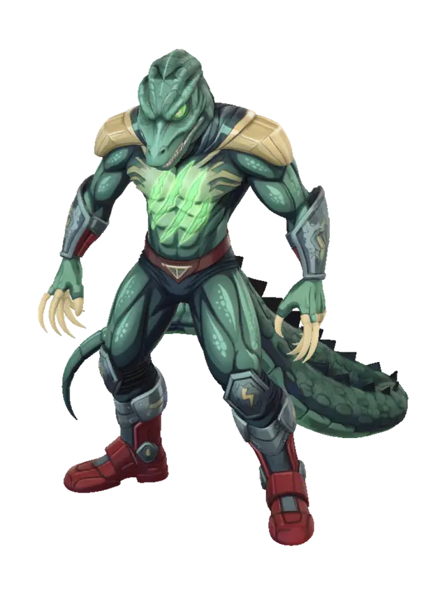 3D model for Emerald Rain Warrior