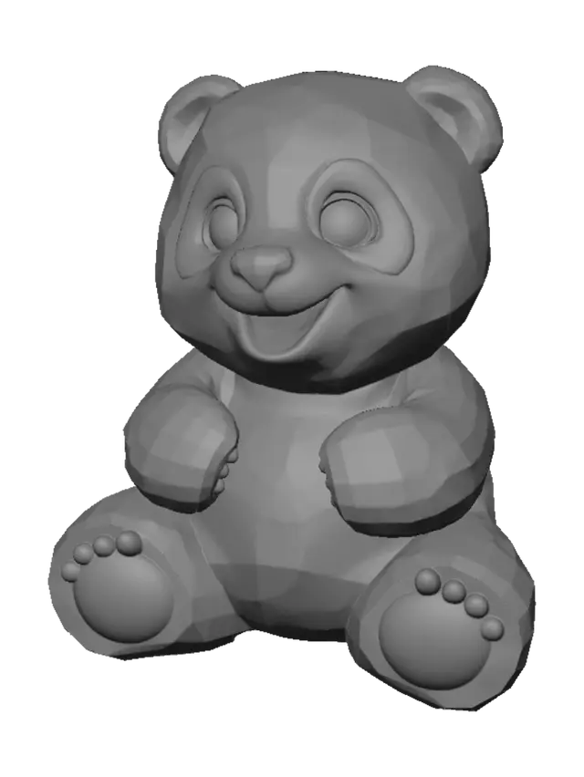3D model for Cheerful Panda