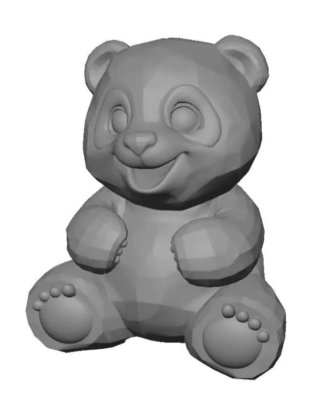 3D model for Cheerful Panda