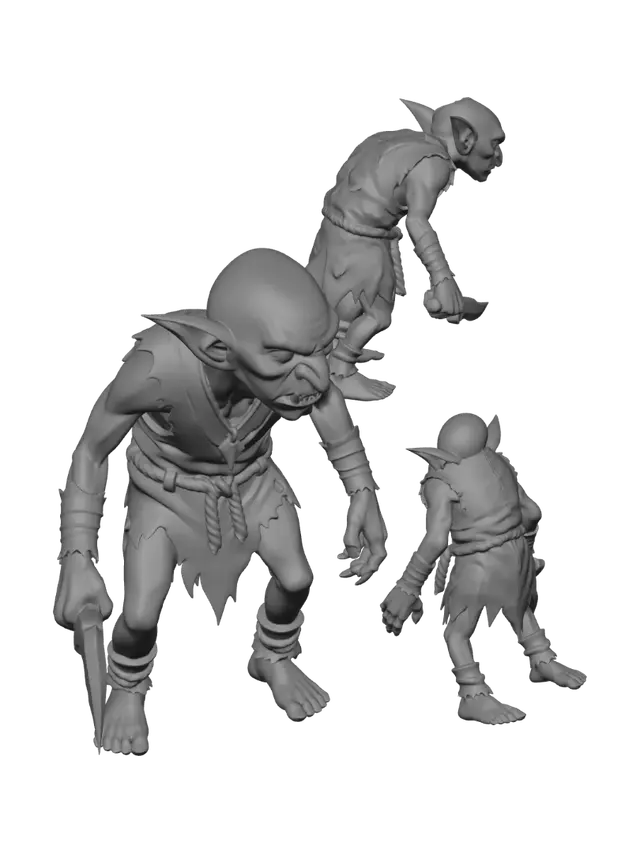 3D model for Ragged Goblin Warrior