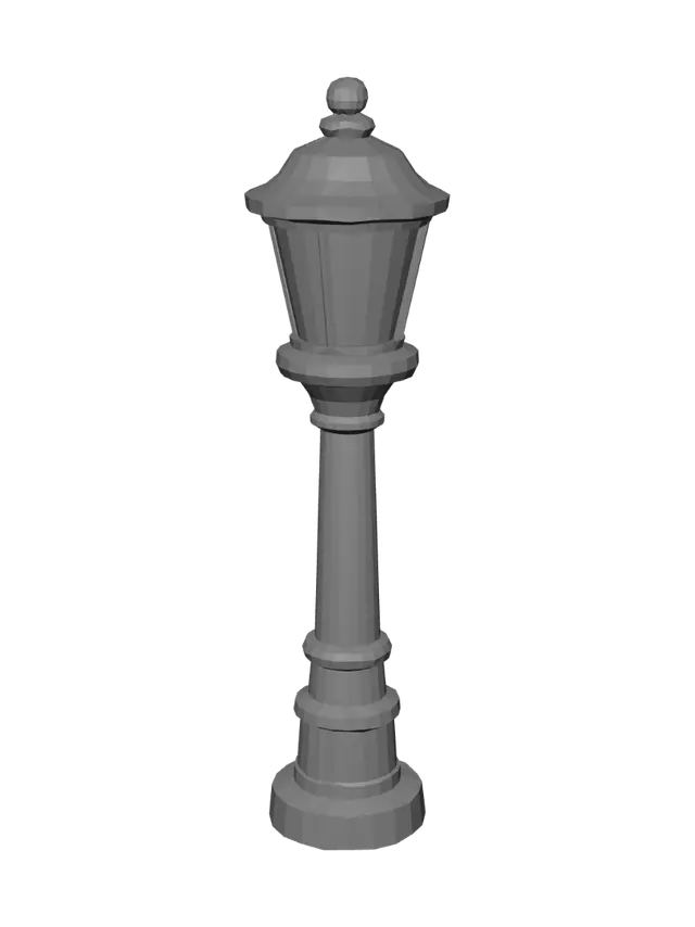 3D model for Emerald Lantern Post