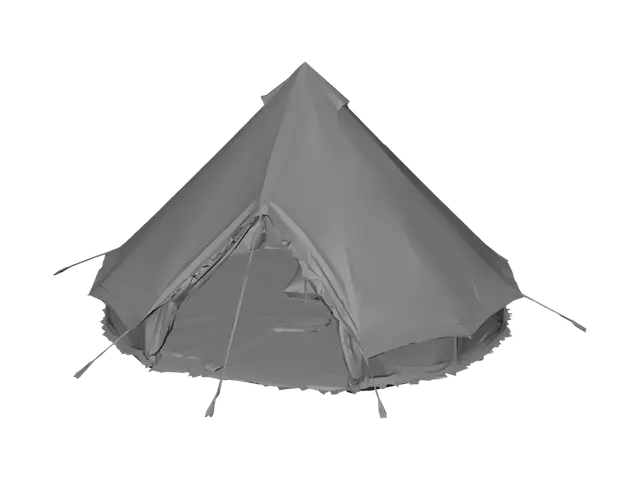 3D model for Weathered Canvas Tent