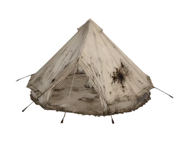 3D model for Weathered Canvas Tent