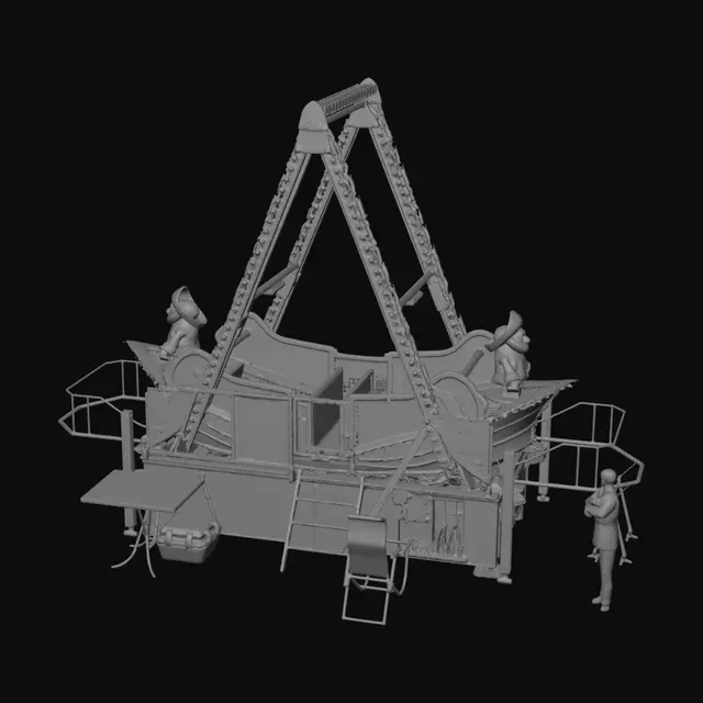 3D model for Super Viking Ride