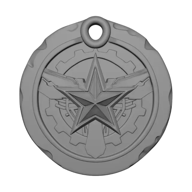 3D model for Bucky Star Medal
