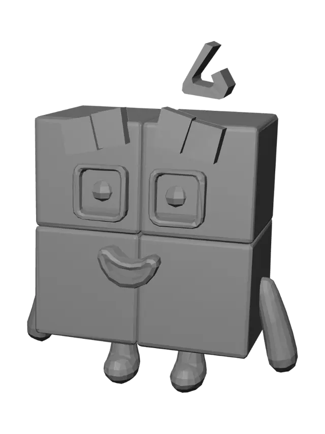 3D model for Four Square Friends