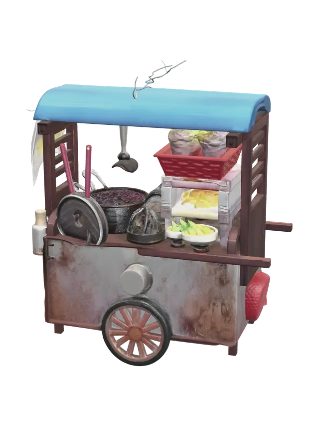 3D model for Fantasy Foodstand