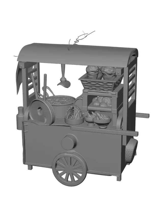 3D model for Fantasy Foodstand
