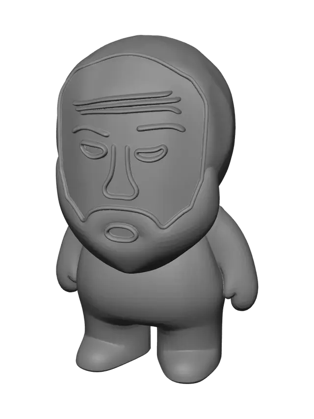 3D model for Modern Pointing Wojak