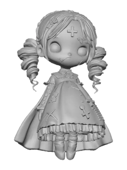 3D model for Stitched Doll Maiden, #Halloween2025#