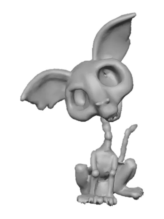 3D model for Skeleton Critter