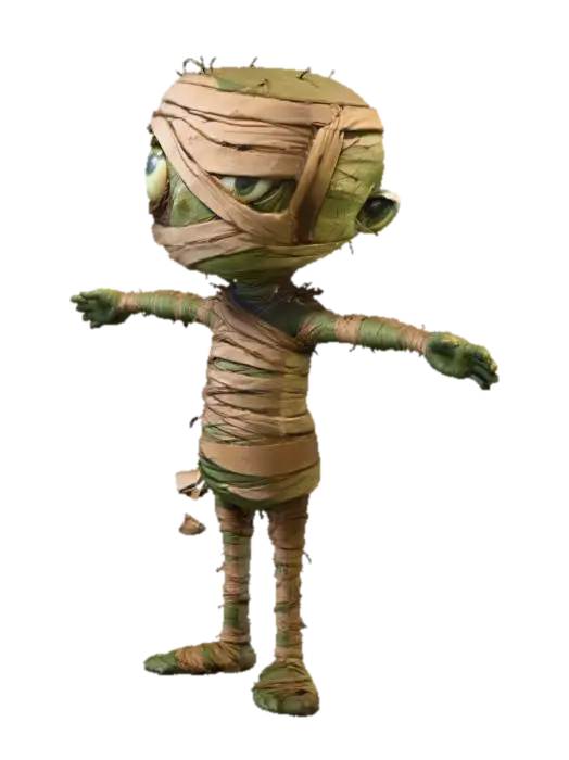 3D model for Mummified Curiosity