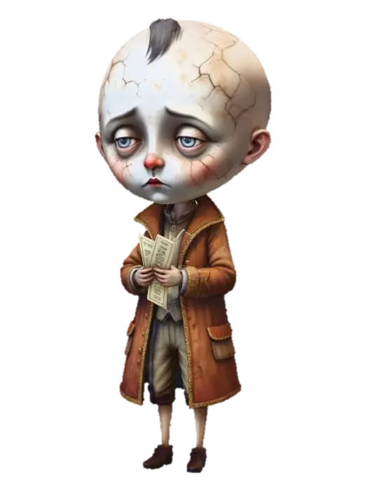 3D model for ticket boy of a Goddamn Circus