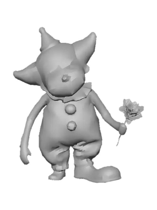 3D model for The Velvet Clown