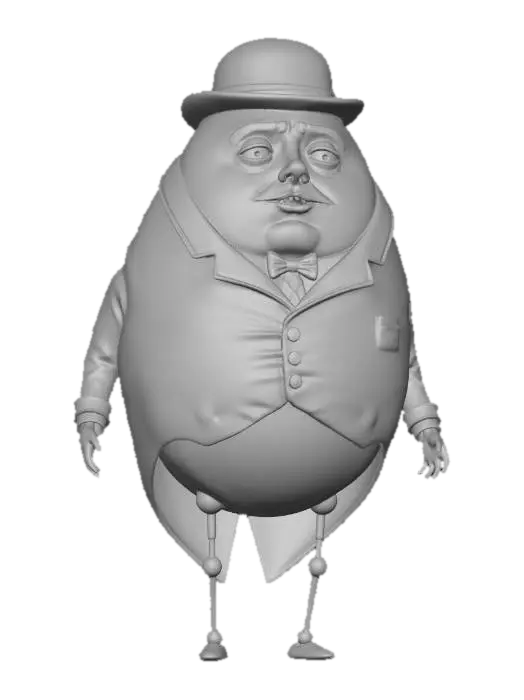 3D model for The Ringmaster of Goddamn Circus