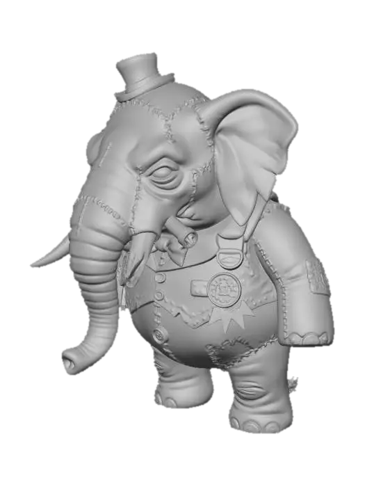 3D model for The World’s Largest Dwarf Elephant V2