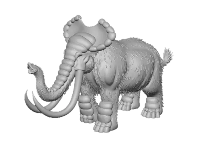3D model for Ice Age Mammoth