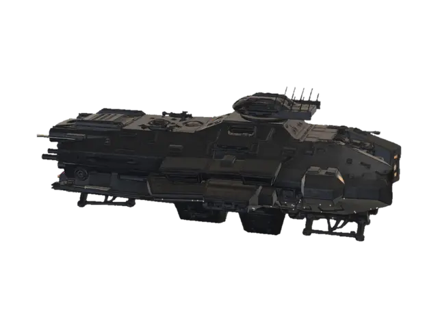3D model for space battleship dreadnought
