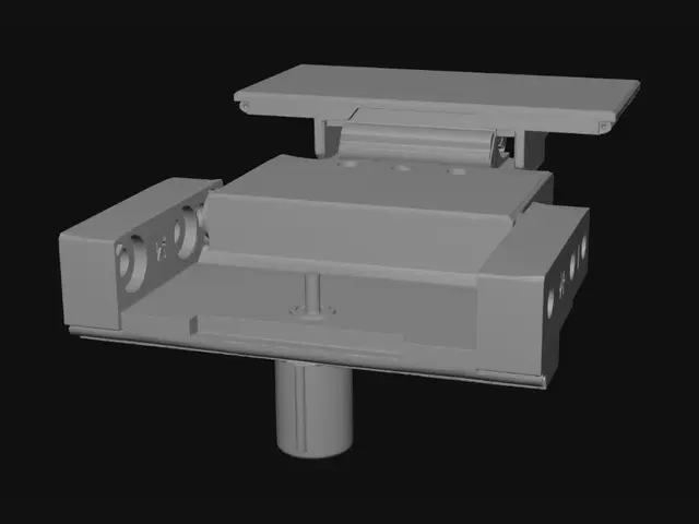 3D model for Exploded isometric view of a mechanical enclosure