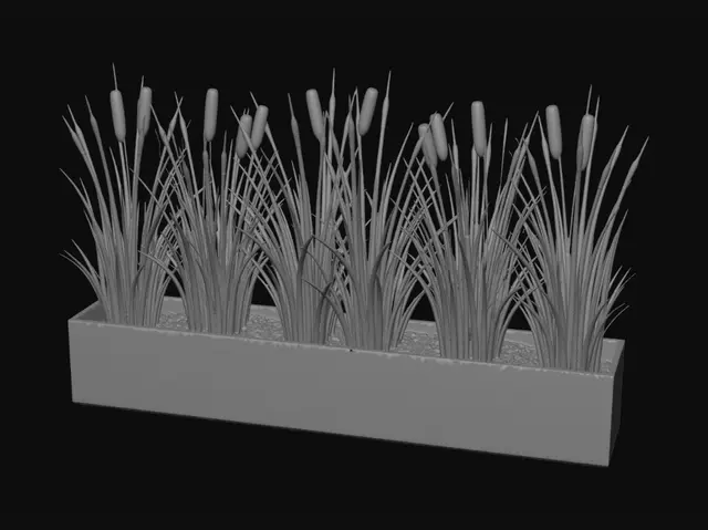 3D model for Cattail Planter
