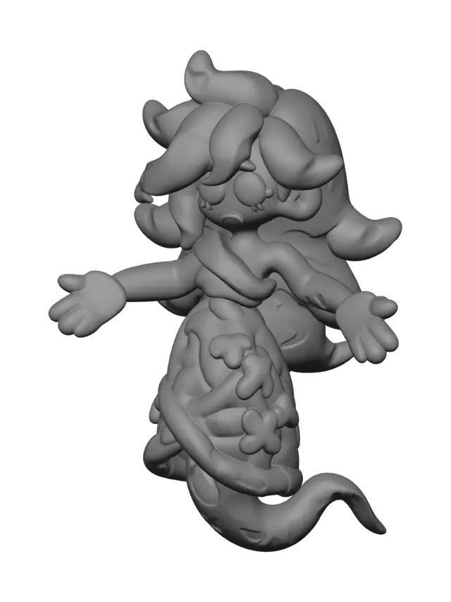 3D model for Pastel Mermaid in Distress